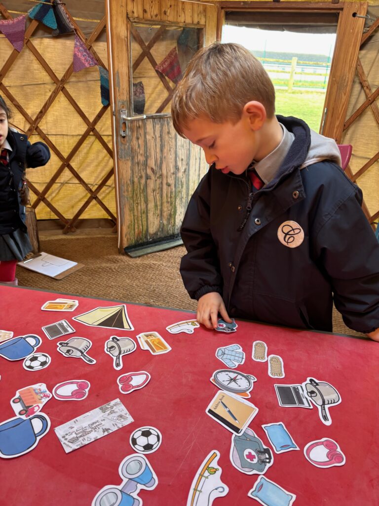 G.O.A.L. Packing a backpack for an adventurous expedition&#8230;, Copthill School