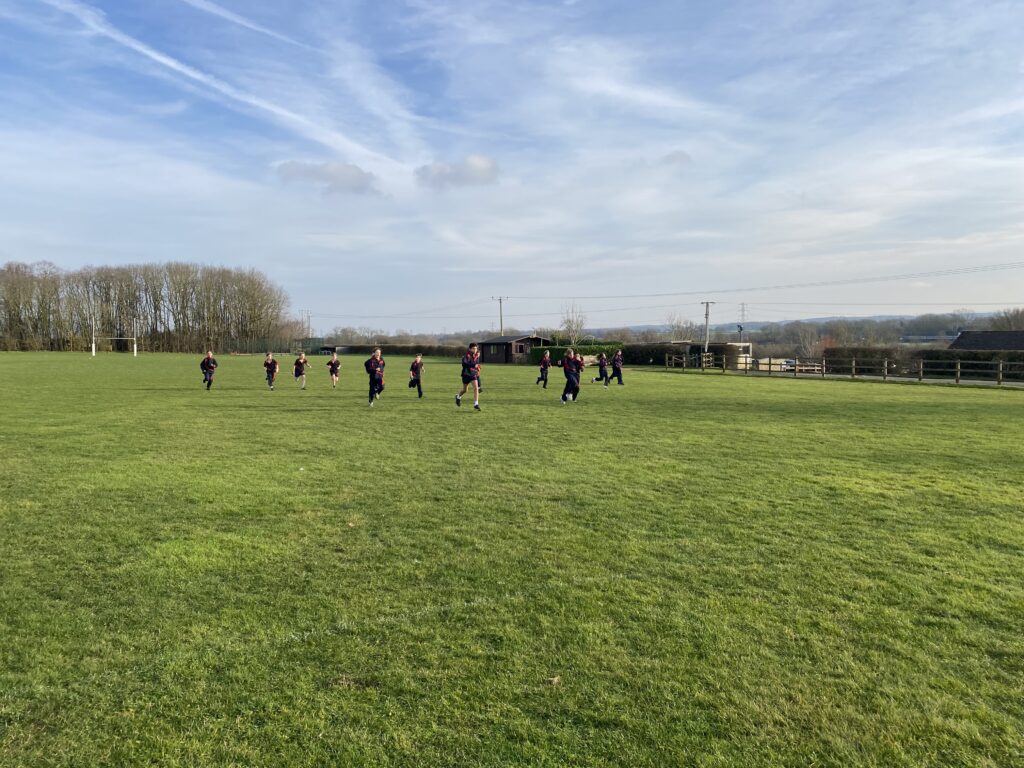 Pacing lesson in fitness, Copthill School