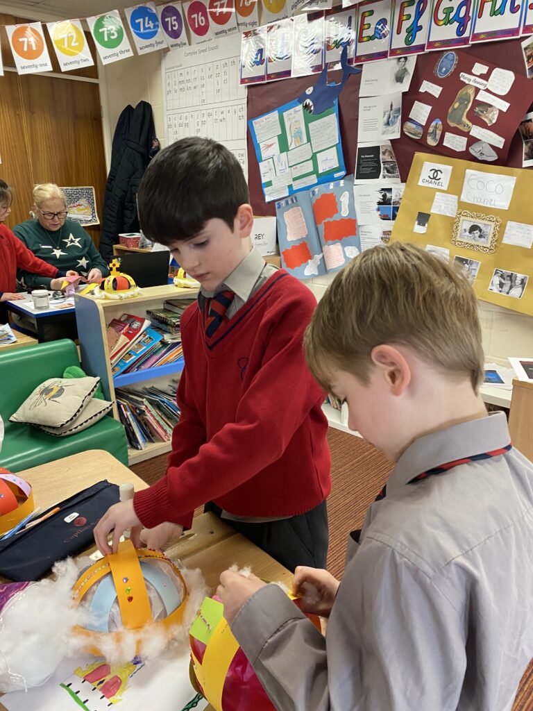 Some very royal visitors, Copthill School