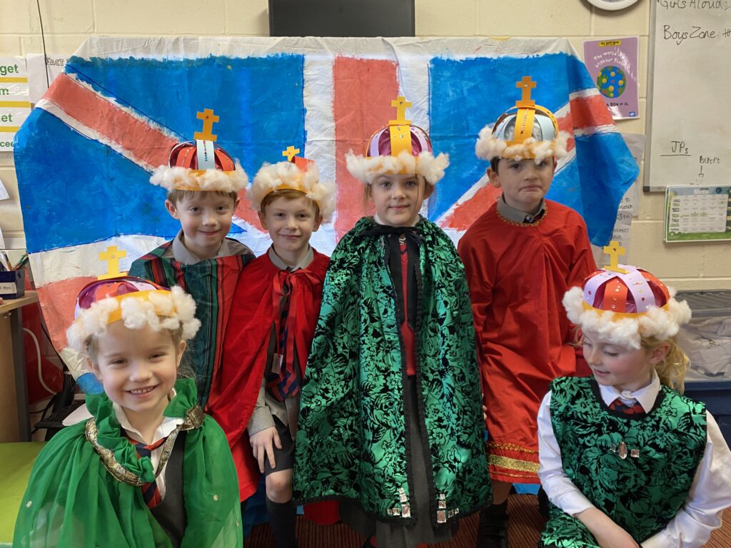 Some very royal visitors, Copthill School