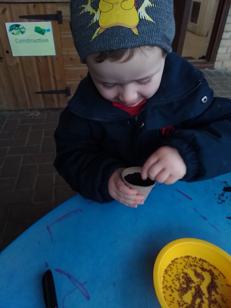 Green thumbs and fingers, Copthill School