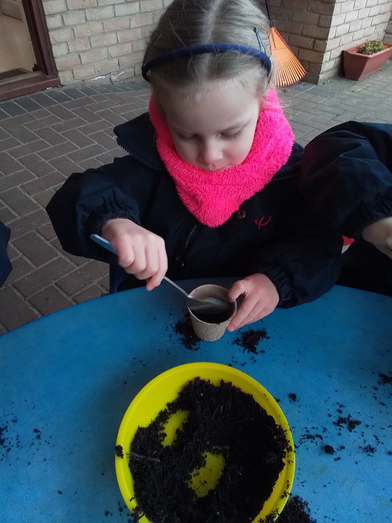 Green thumbs and fingers, Copthill School