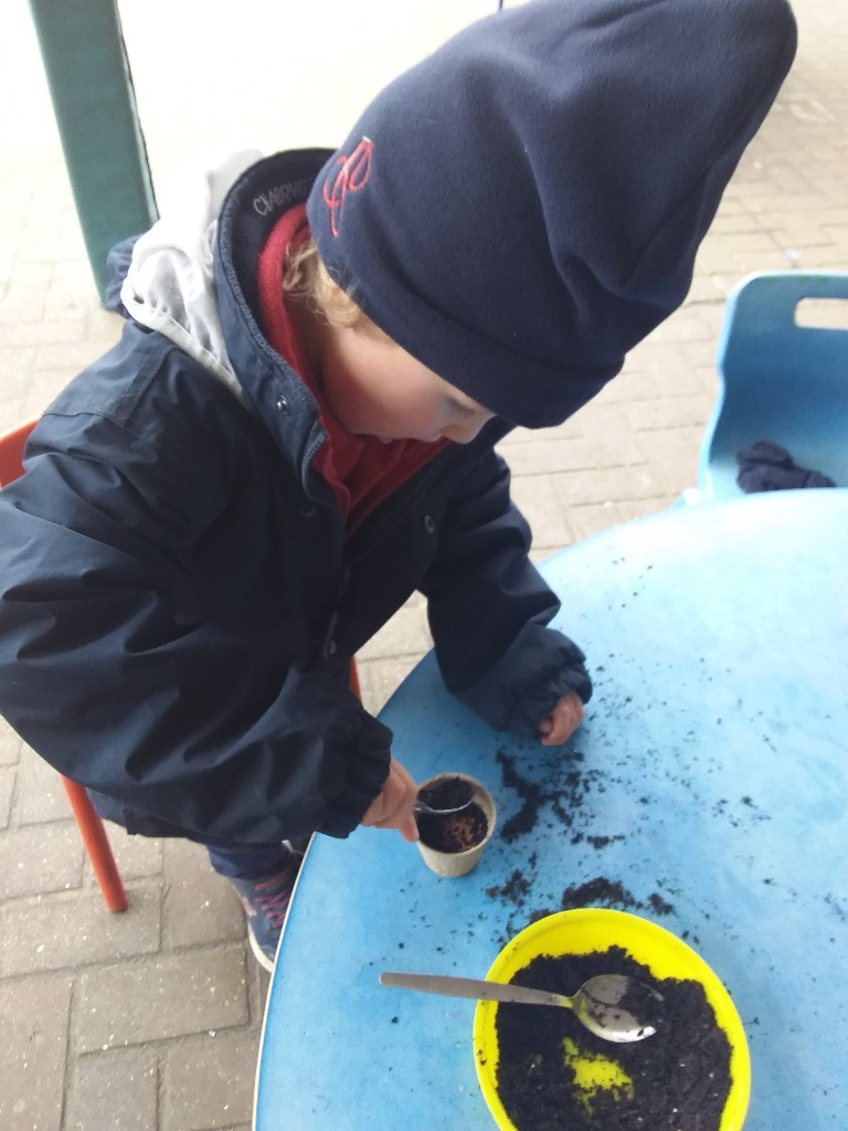 Green thumbs and fingers, Copthill School