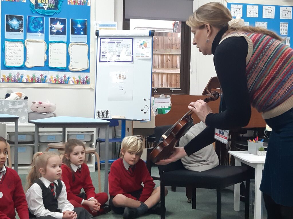 String Project Launch with Libby Summers, Copthill School