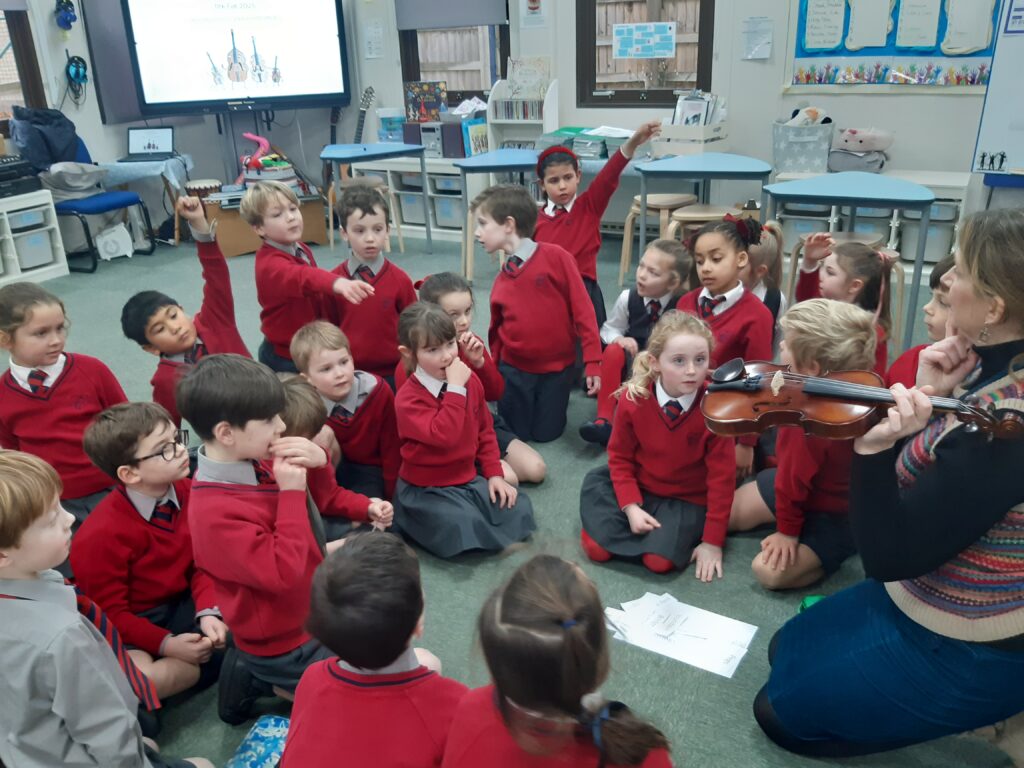 String Project Launch with Libby Summers, Copthill School