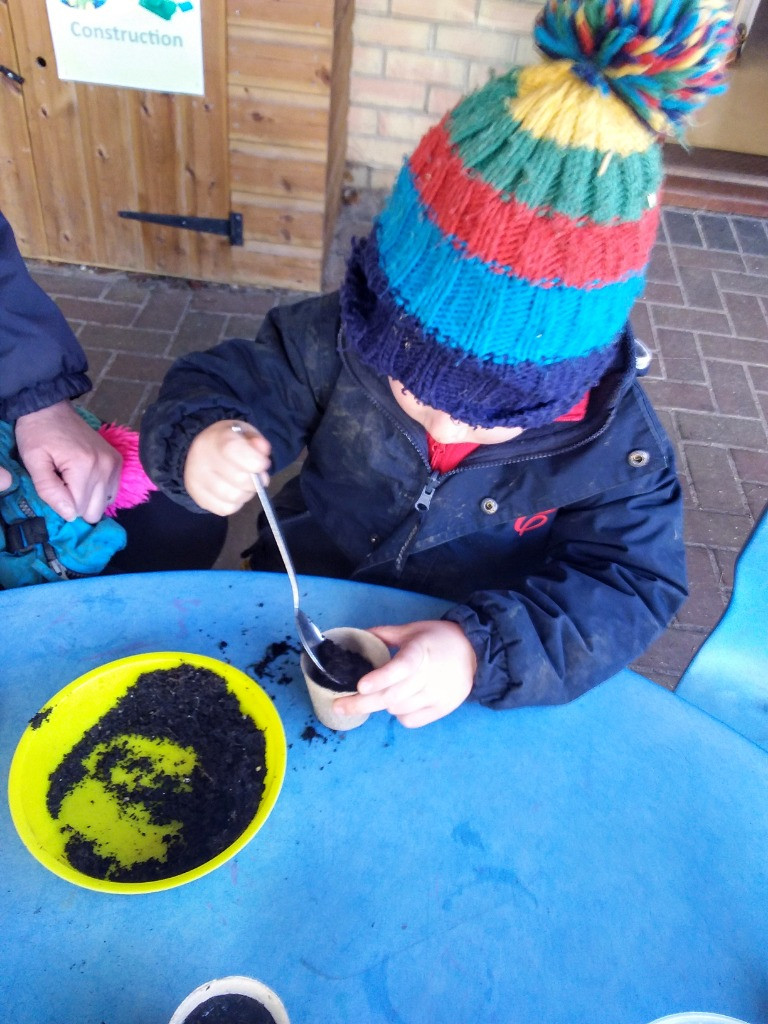 Green thumbs and fingers, Copthill School