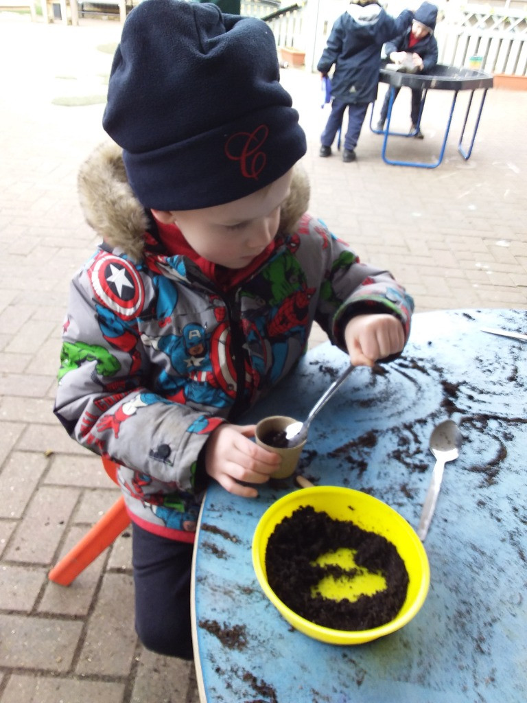 Green thumbs and fingers, Copthill School