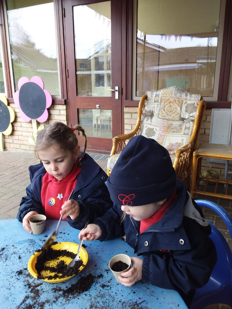 Green thumbs and fingers, Copthill School