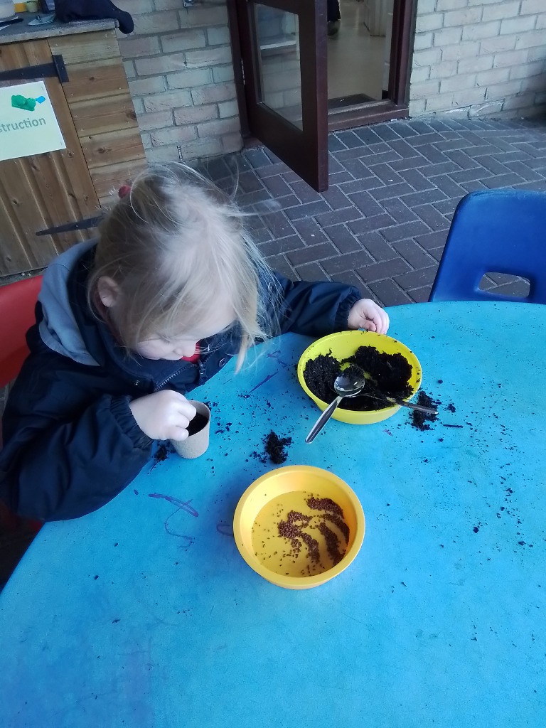 Green thumbs and fingers, Copthill School