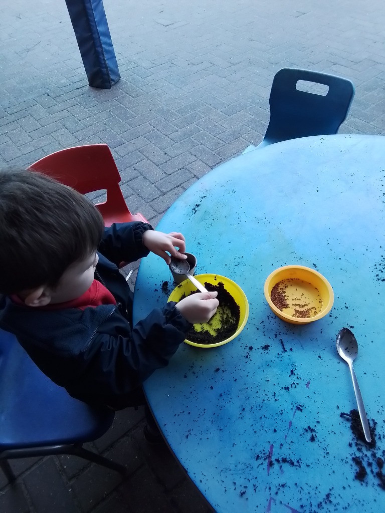 Green thumbs and fingers, Copthill School