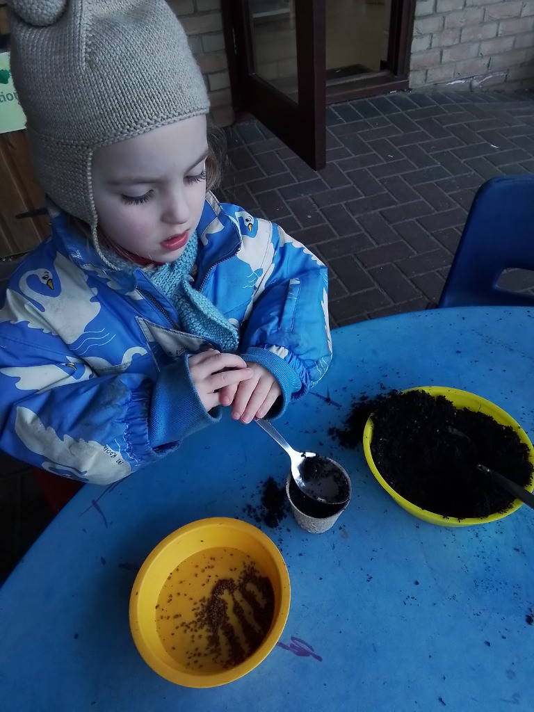 Green thumbs and fingers, Copthill School