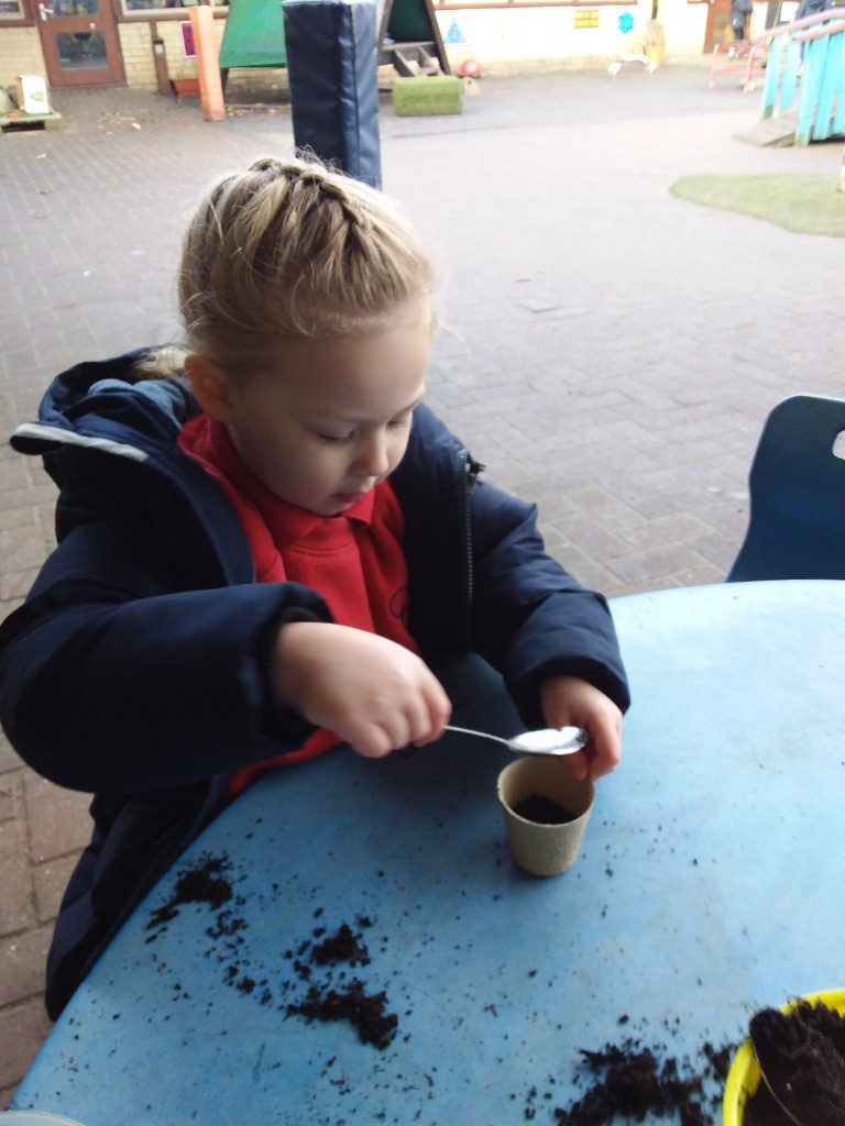 Green thumbs and fingers, Copthill School