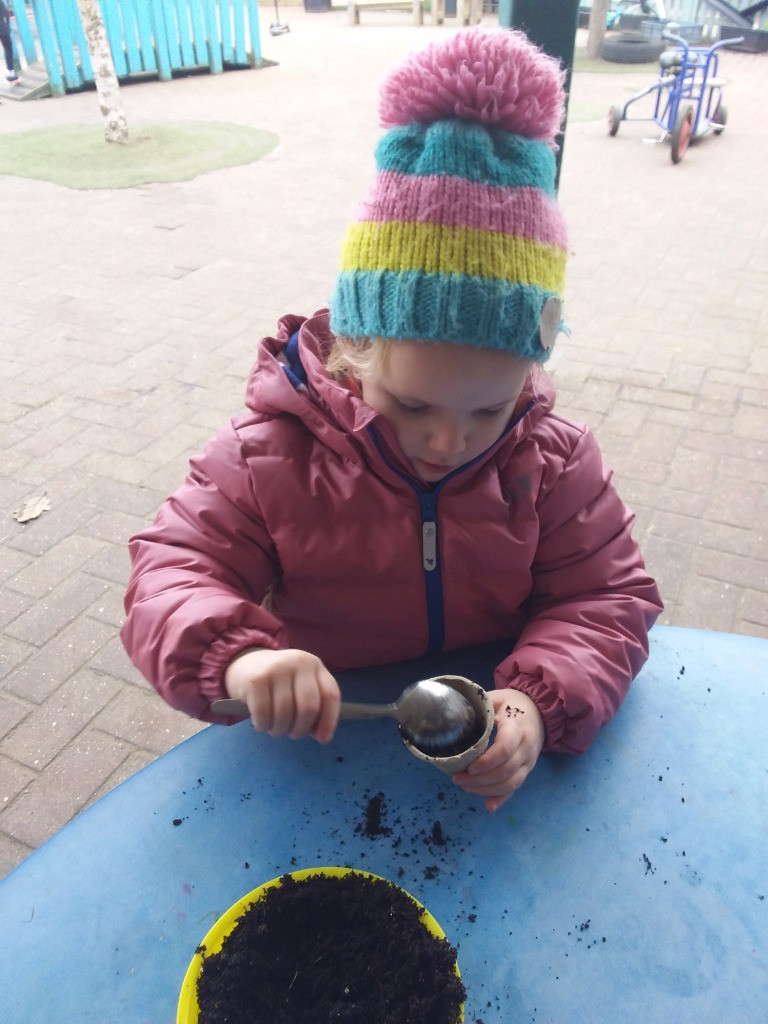 Green thumbs and fingers, Copthill School