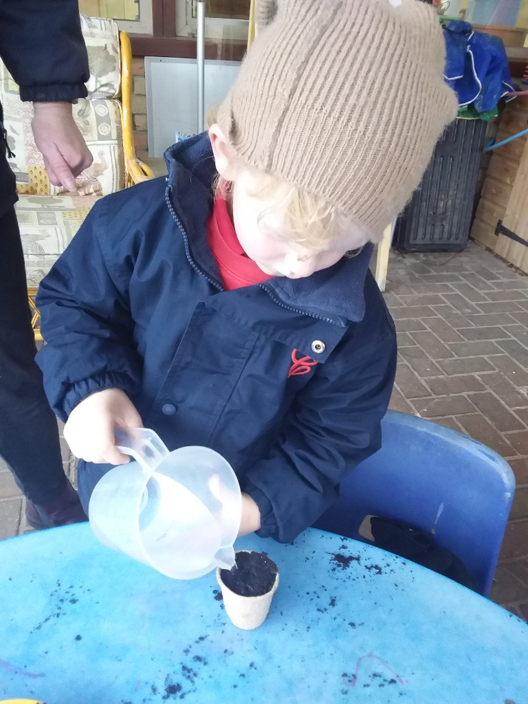 Green thumbs and fingers, Copthill School