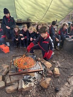 Y6 Paella-making, Copthill School