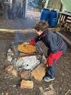 Y6 Paella-making, Copthill School