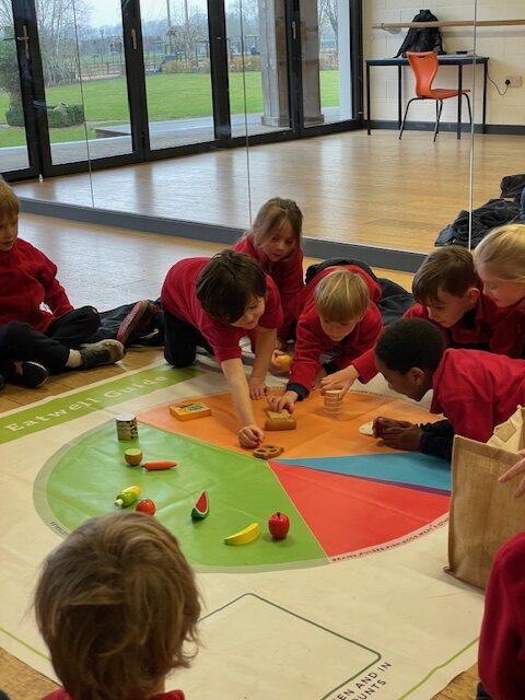 Eatwell Plate &#8211; a special visitor, Copthill School