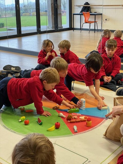 Eatwell Plate &#8211; a special visitor, Copthill School