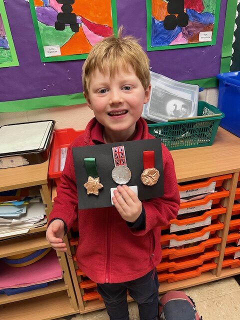 Bravery medals and clay creations&#8230;, Copthill School