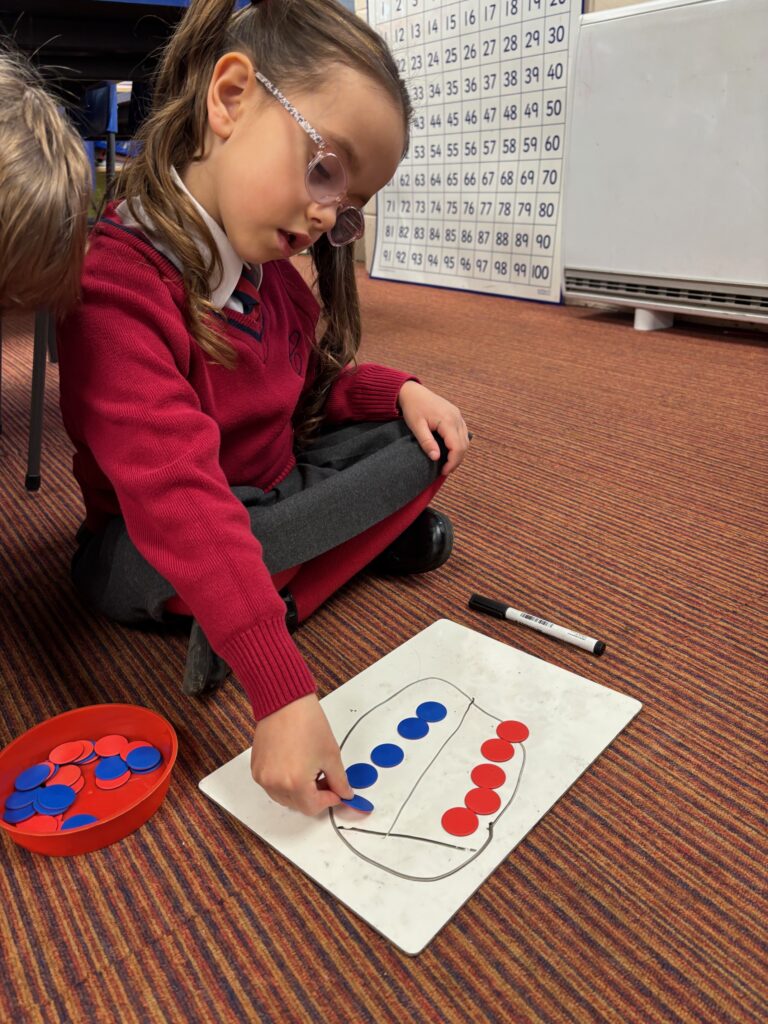 Rainbow to 20 and doubles!, Copthill School