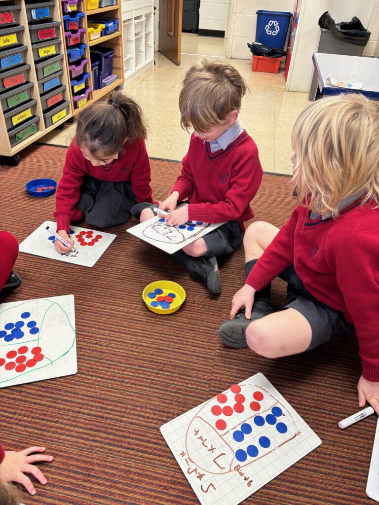 Rainbow to 20 and doubles!, Copthill School