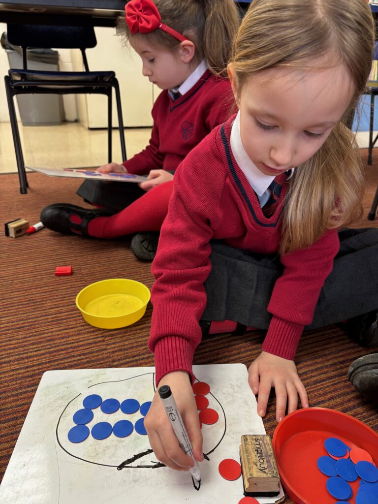 Rainbow to 20 and doubles!, Copthill School