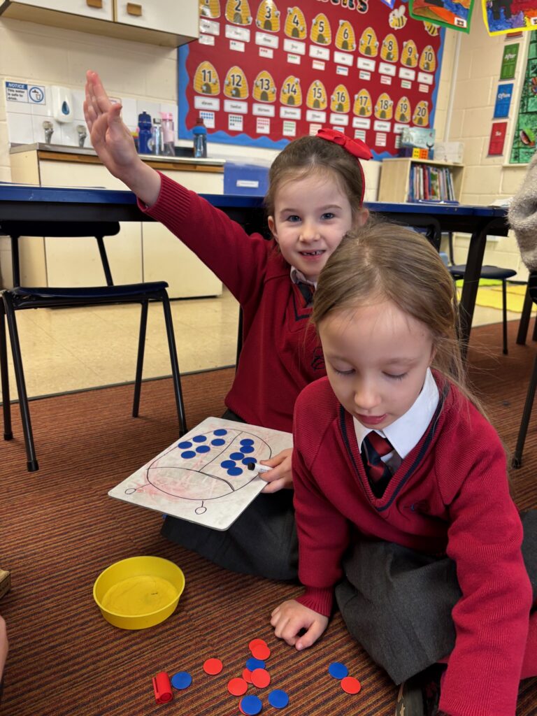 Rainbow to 20 and doubles!, Copthill School