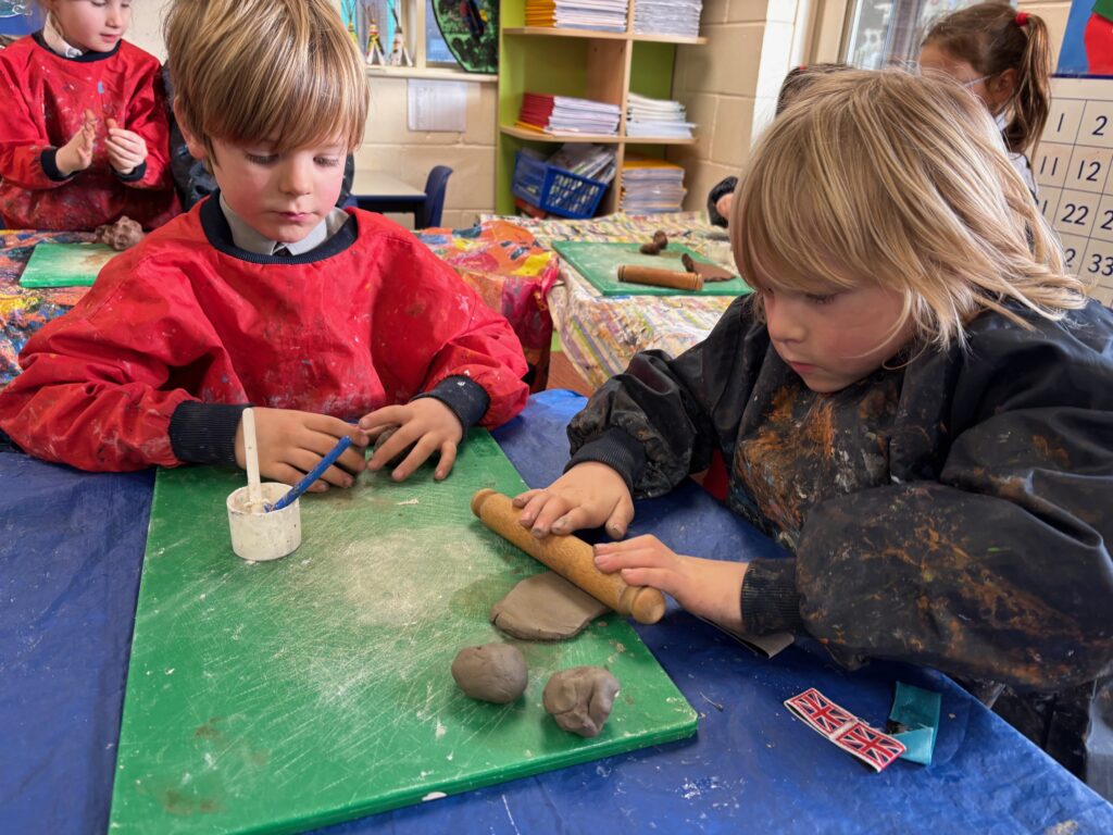 Bravery medals and clay creations&#8230;, Copthill School