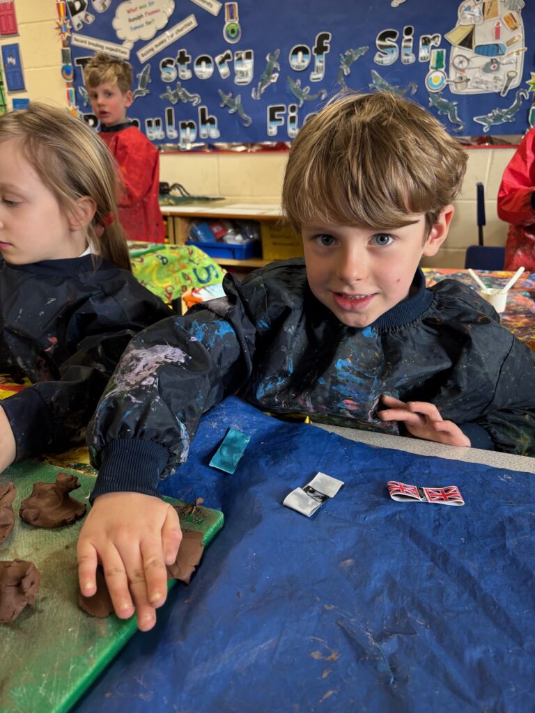 Bravery medals and clay creations&#8230;, Copthill School