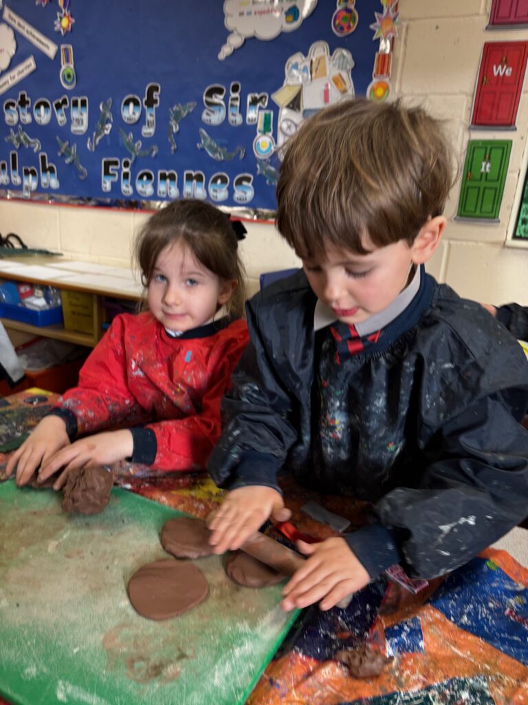 Bravery medals and clay creations&#8230;, Copthill School