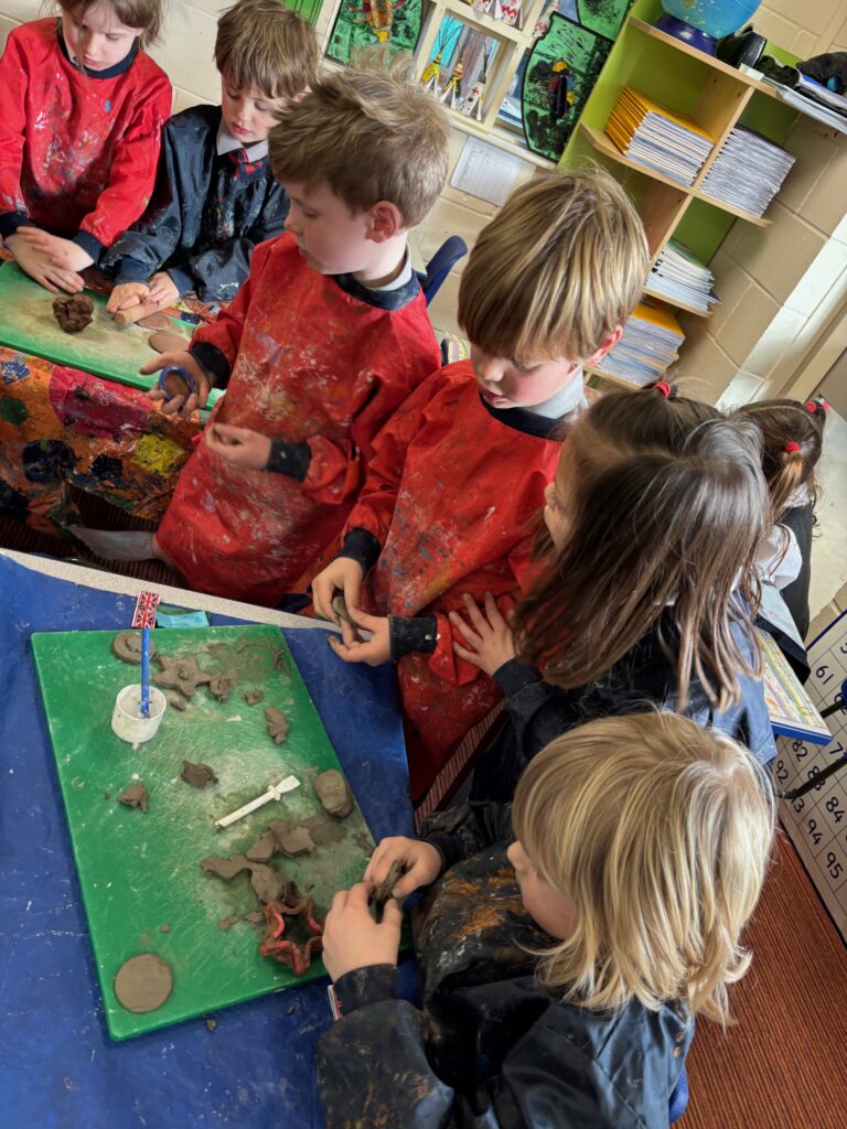 Bravery medals and clay creations&#8230;, Copthill School