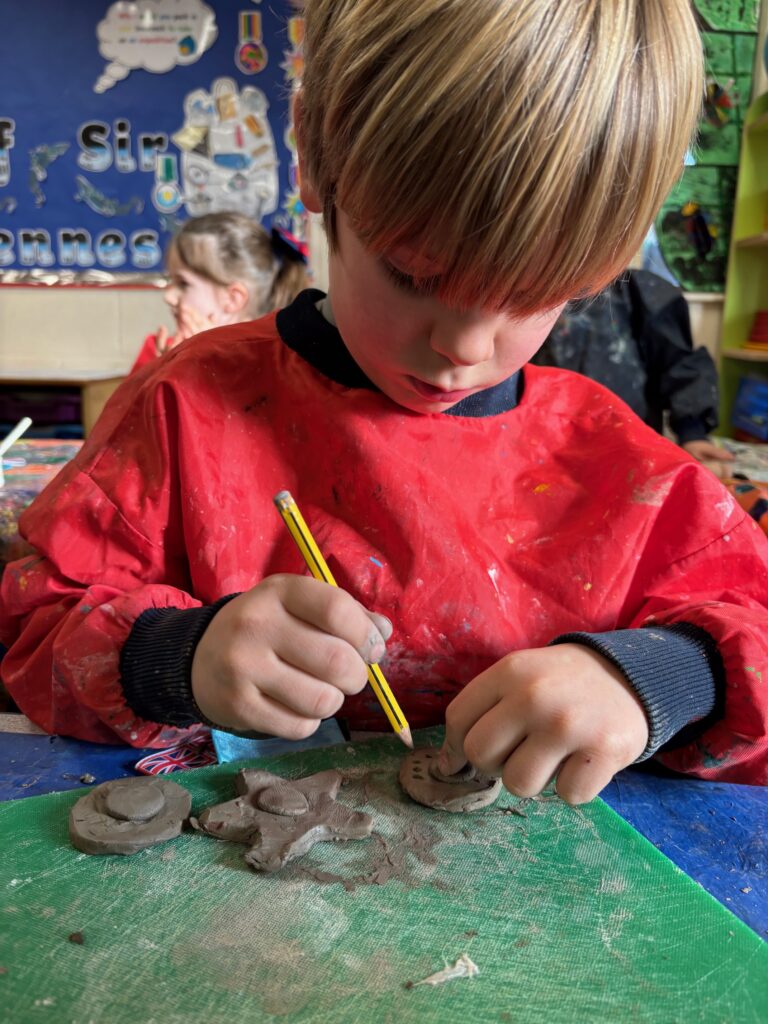 Bravery medals and clay creations&#8230;, Copthill School