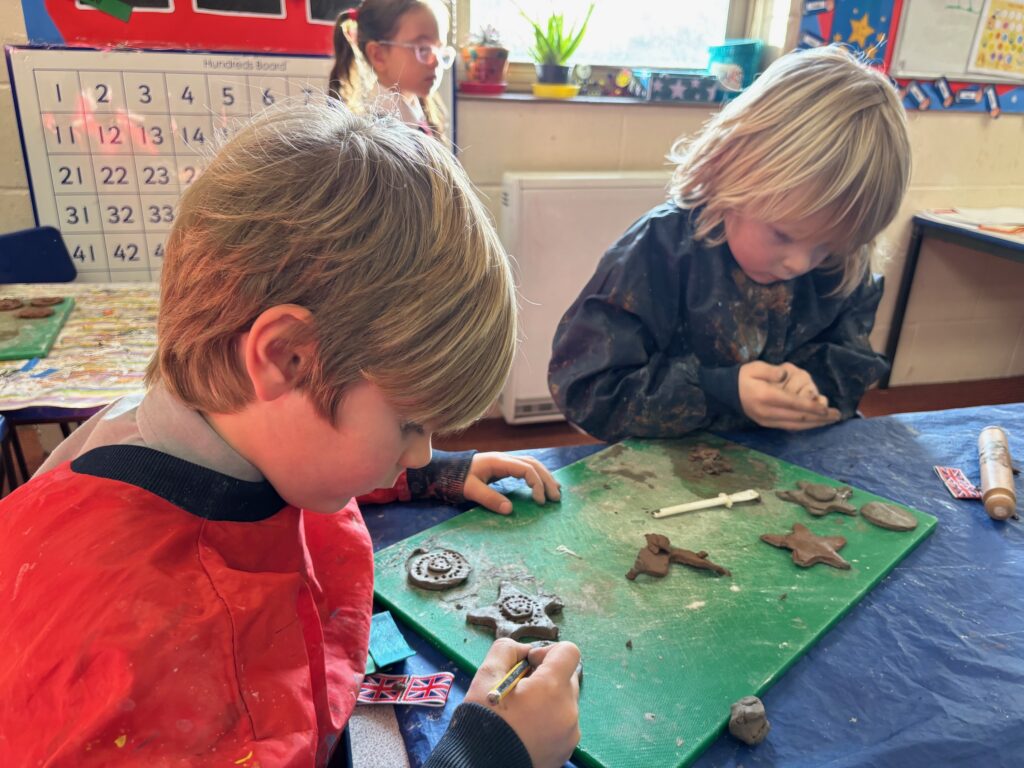 Bravery medals and clay creations&#8230;, Copthill School