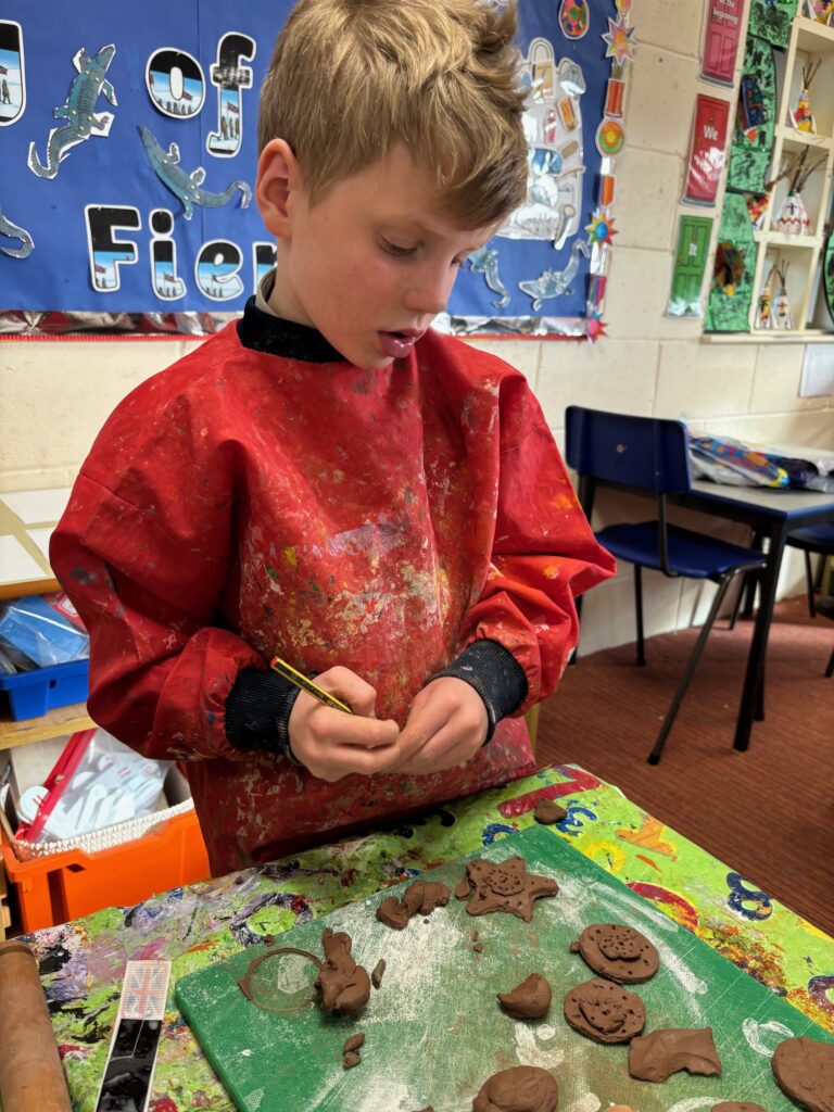 Bravery medals and clay creations&#8230;, Copthill School