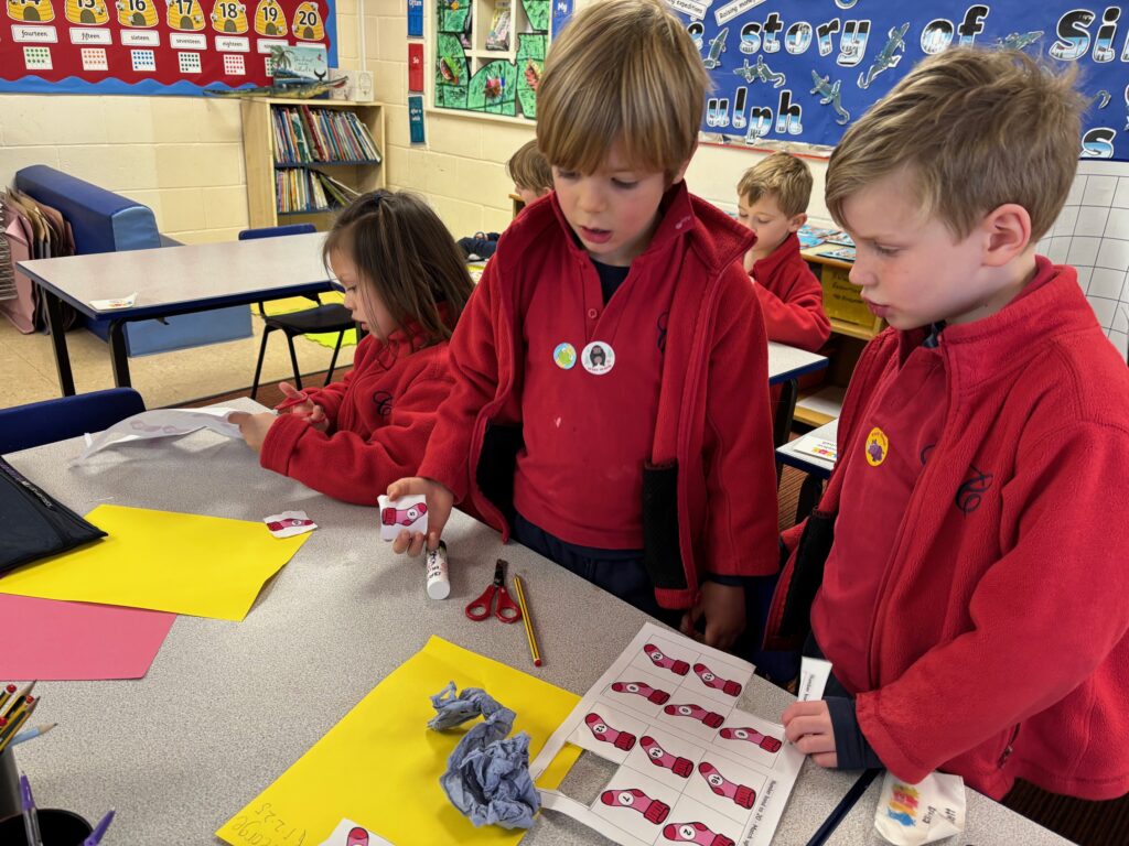 Rainbow to 20 and doubles!, Copthill School