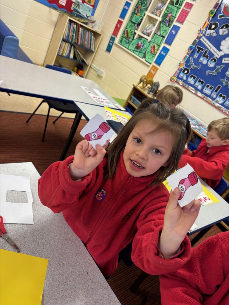 Rainbow to 20 and doubles!, Copthill School