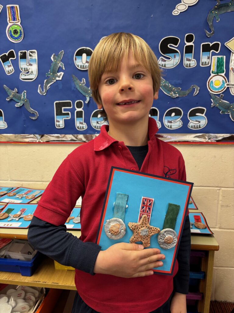 Bravery medals and clay creations&#8230;, Copthill School