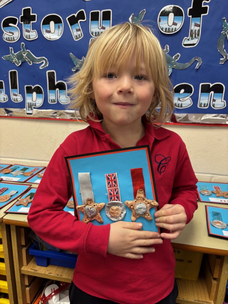 Bravery medals and clay creations&#8230;, Copthill School