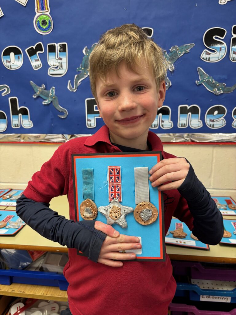 Bravery medals and clay creations&#8230;, Copthill School