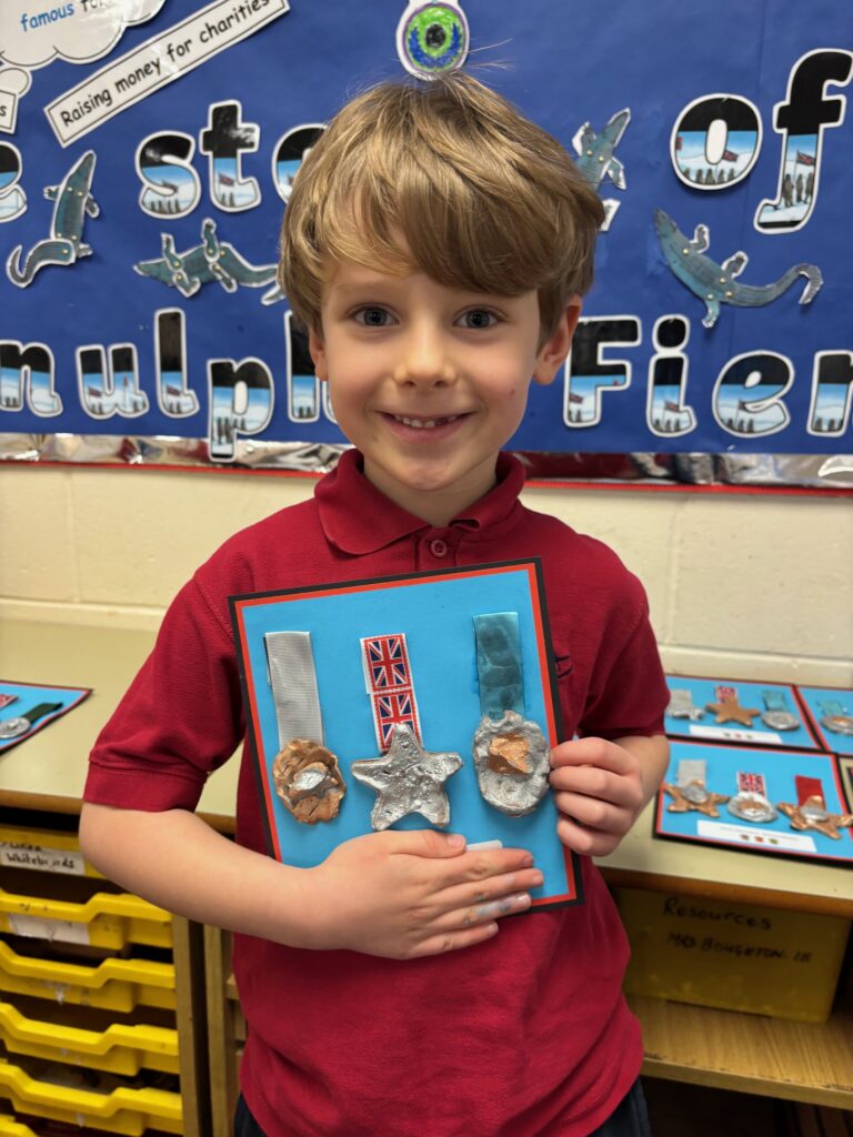 Bravery medals and clay creations&#8230;, Copthill School