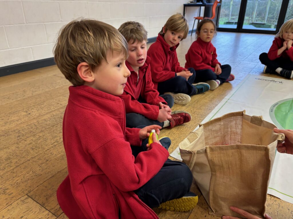 Eatwell Plate &#8211; a special visitor, Copthill School