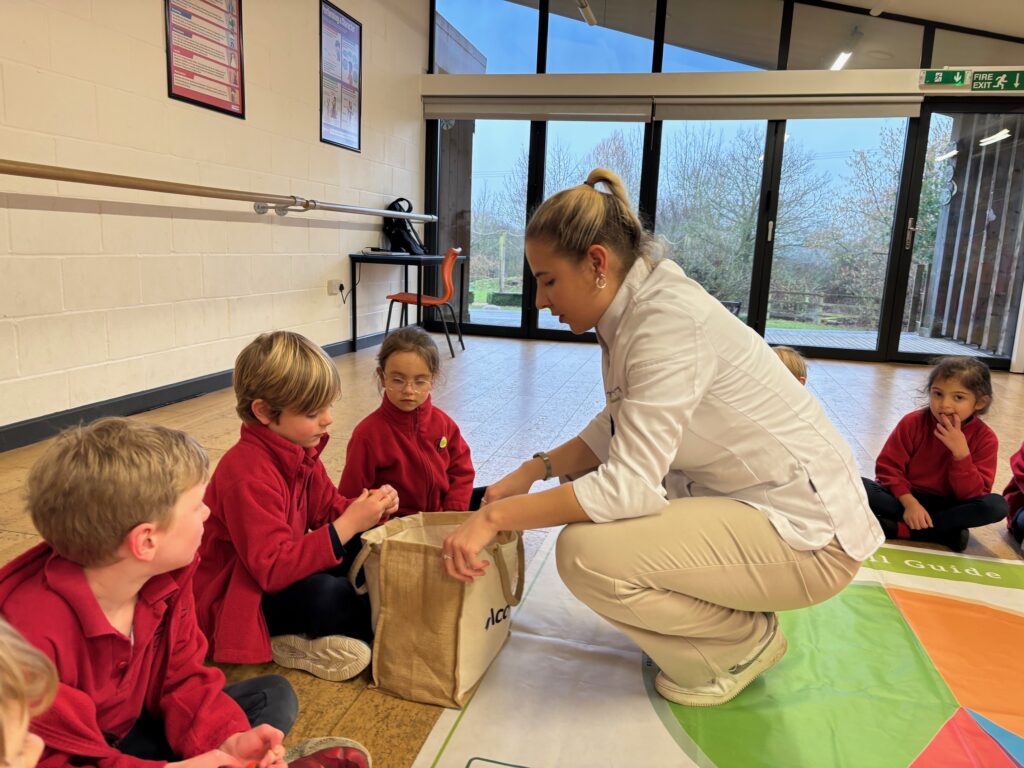 Eatwell Plate &#8211; a special visitor, Copthill School