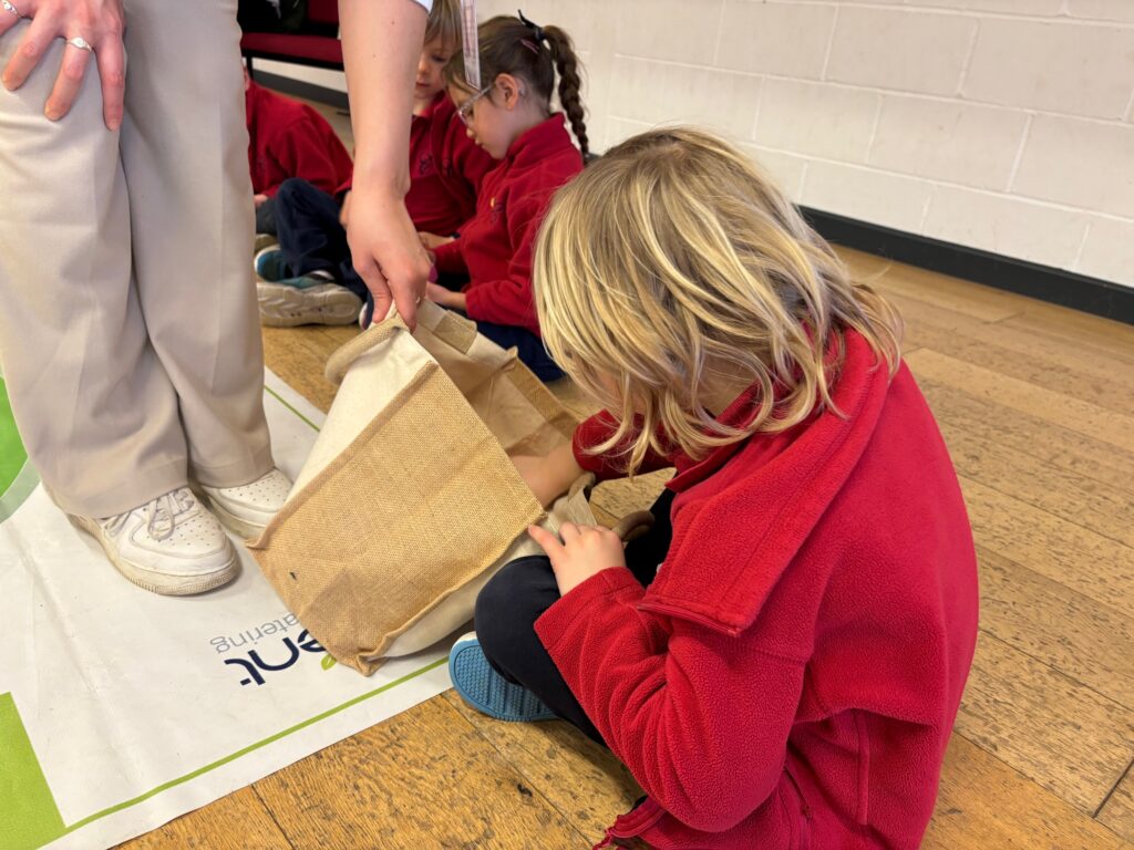 Eatwell Plate &#8211; a special visitor, Copthill School