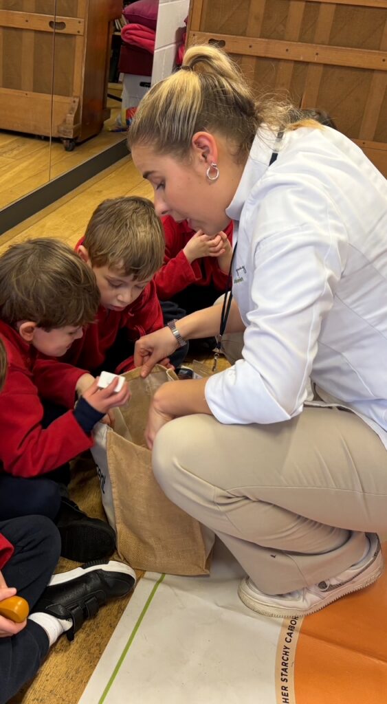 Eatwell Plate &#8211; a special visitor, Copthill School