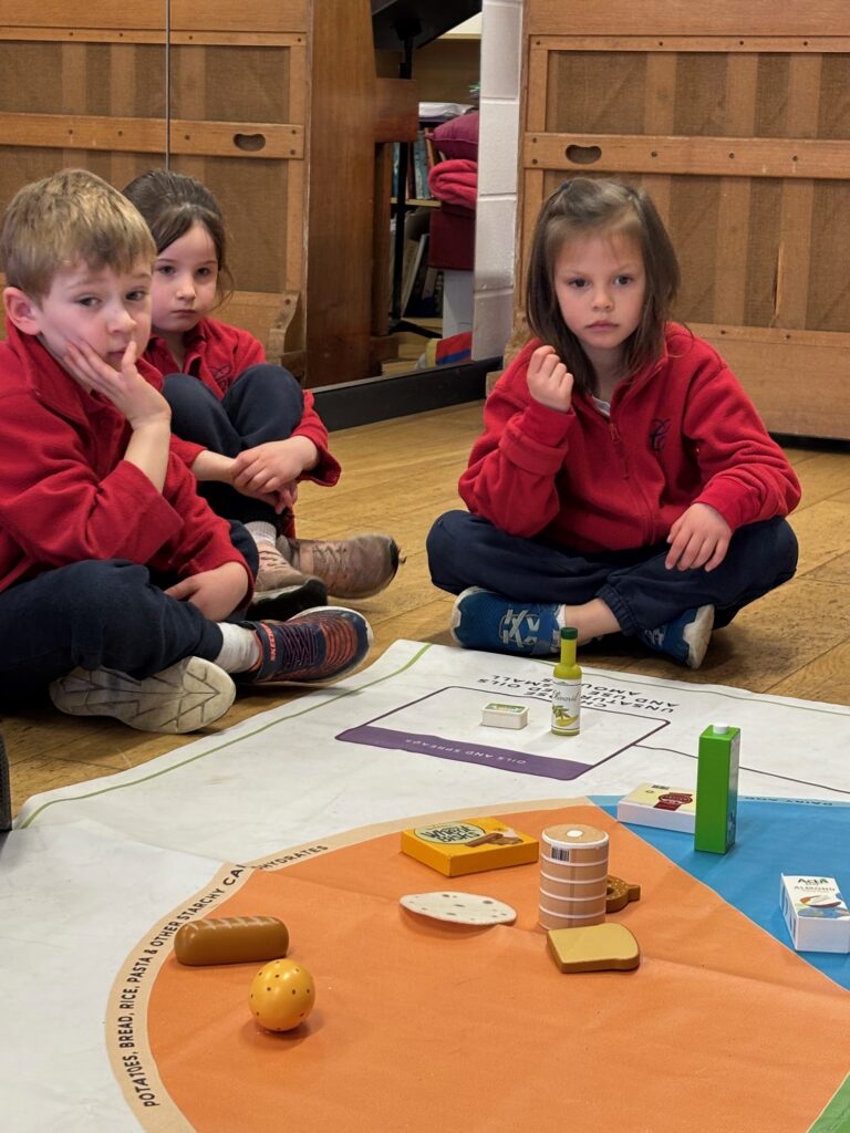 Eatwell Plate &#8211; a special visitor, Copthill School