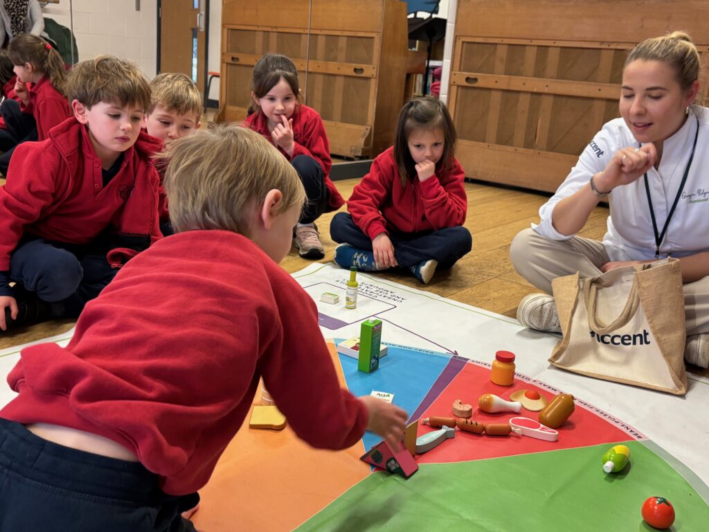 Eatwell Plate &#8211; a special visitor, Copthill School