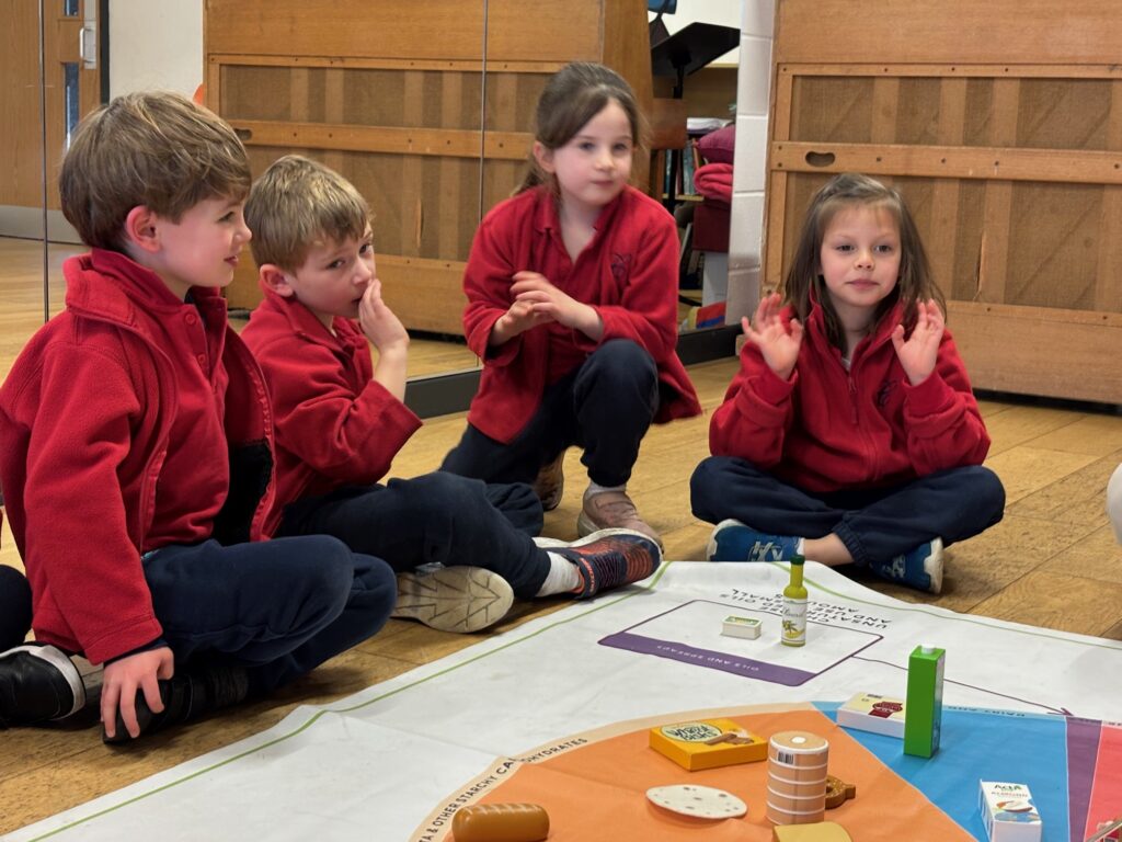 Eatwell Plate &#8211; a special visitor, Copthill School