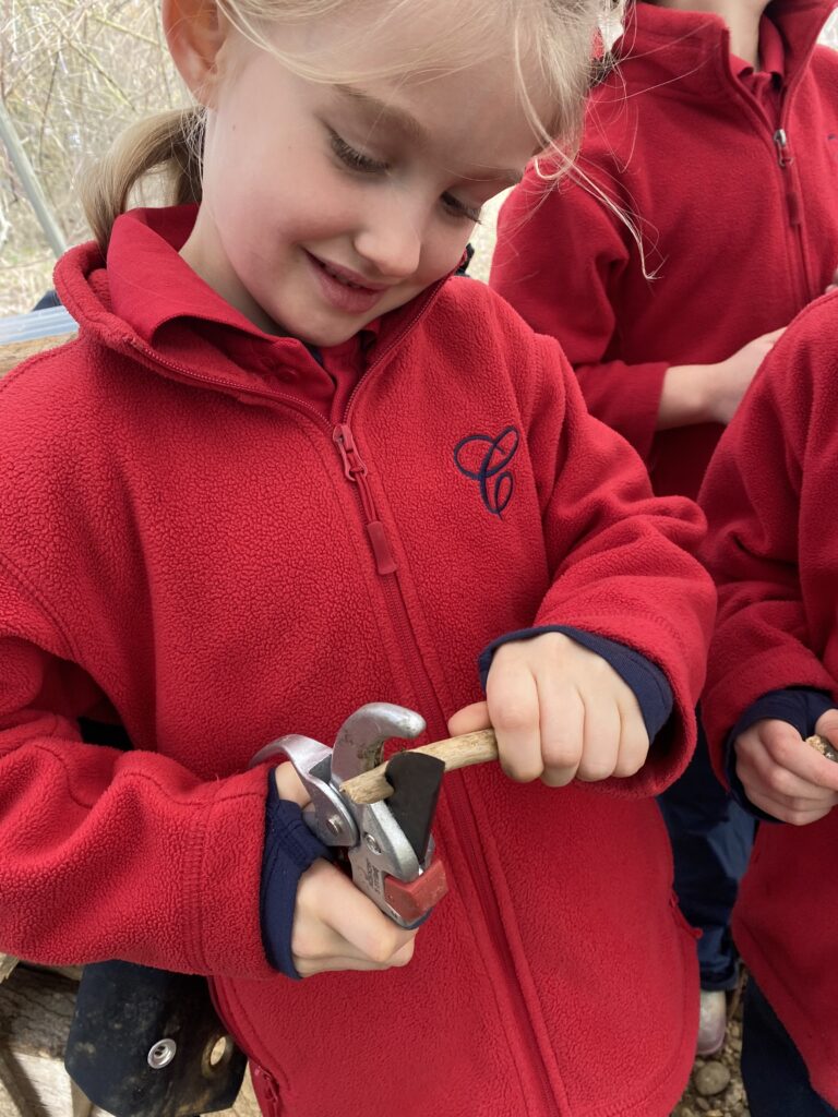 Making Fairy Folk and Woodland Houses, Copthill School