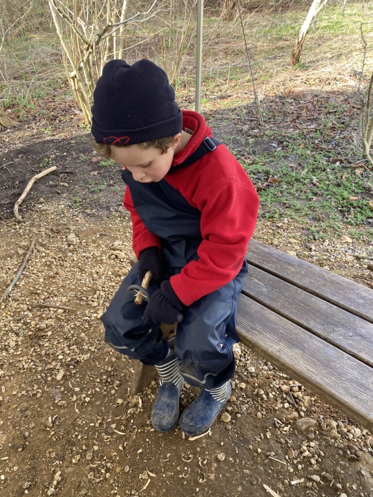 Making Fairy Folk and Woodland Houses, Copthill School