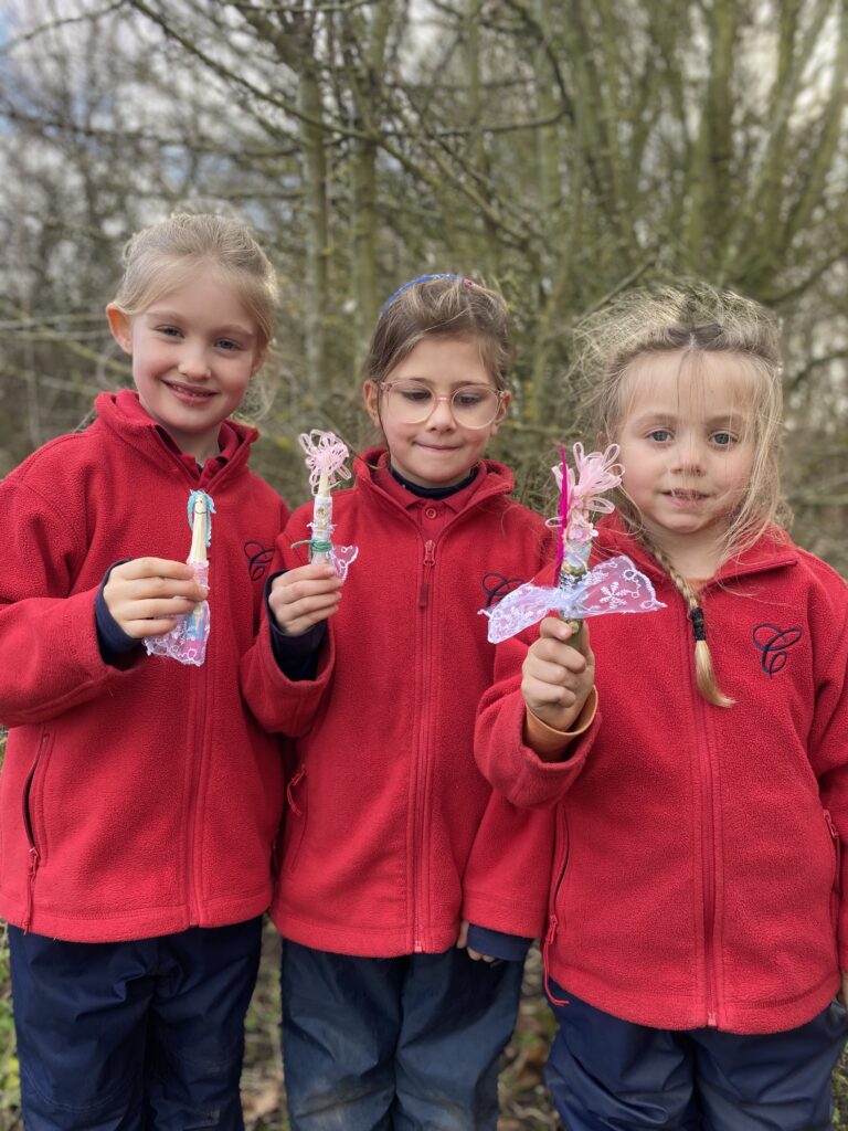 Making Fairy Folk and Woodland Houses, Copthill School